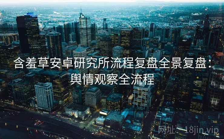 含羞草安卓研究所流程复盘全景复盘：舆情观察全流程